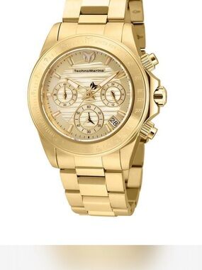 Invicta Gold-Tone Chronograph Bracelet Watch
